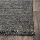 Arar Gray Jute Rug 9x12 For Living Room Area Rugs LOOMLAN By LOOMLAN