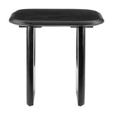 Arasan Wood Black Rectangular Accent Table Side Tables LOOMLAN By Zuo Modern