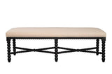 Arc Bench - Light Bleach Bedroom Benches LOOMLAN By Furniture Classics