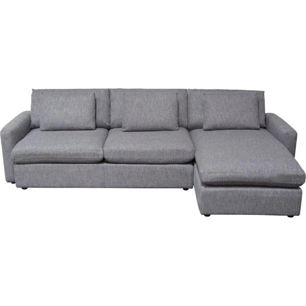 Arcadia 2PC Reversible Chaise Sectional Sectionals LOOMLAN By Diamond Sofa