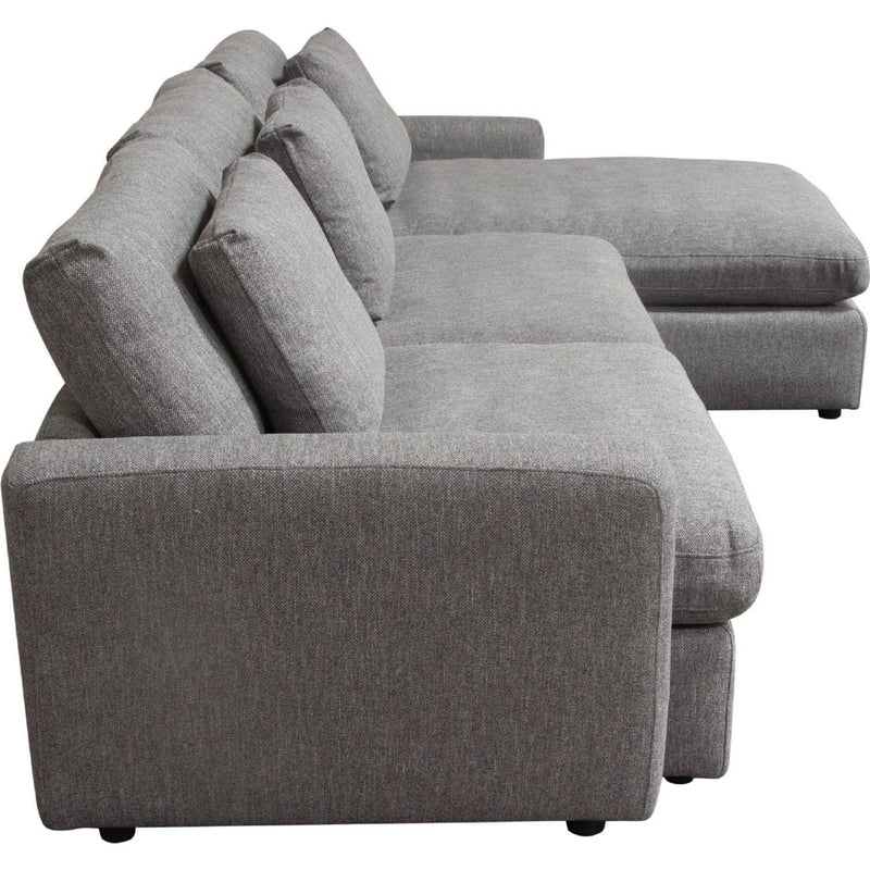 Arcadia 2PC Reversible Chaise Sectional Sectionals LOOMLAN By Diamond Sofa