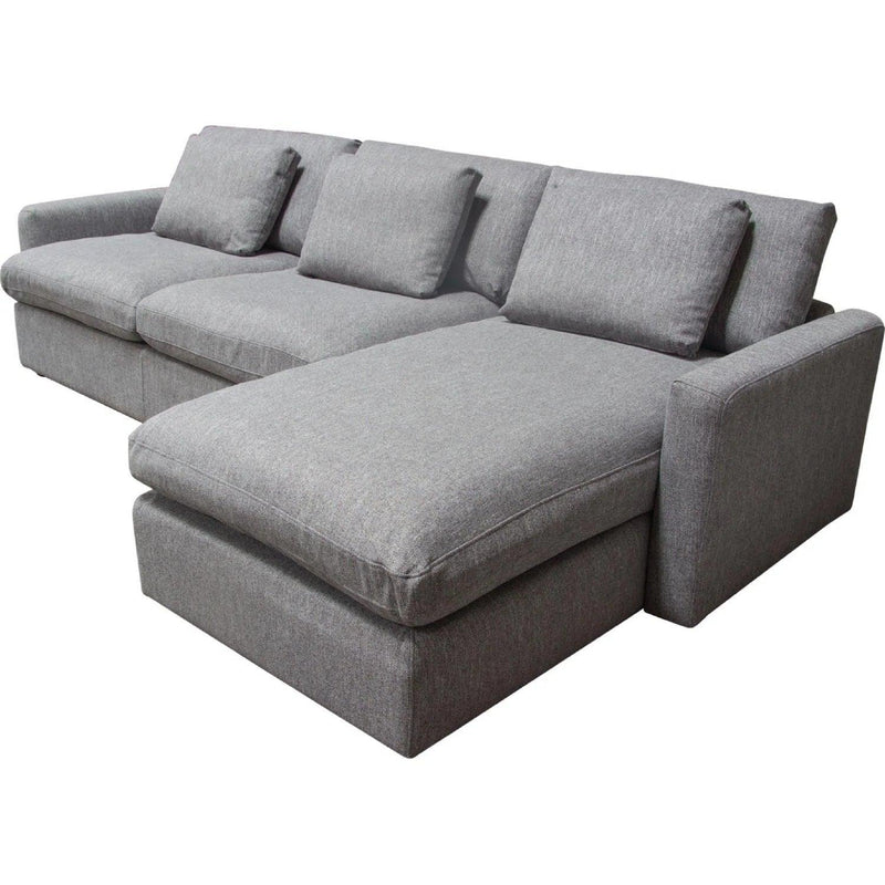 Arcadia 2PC Reversible Chaise Sectional Sectionals LOOMLAN By Diamond Sofa