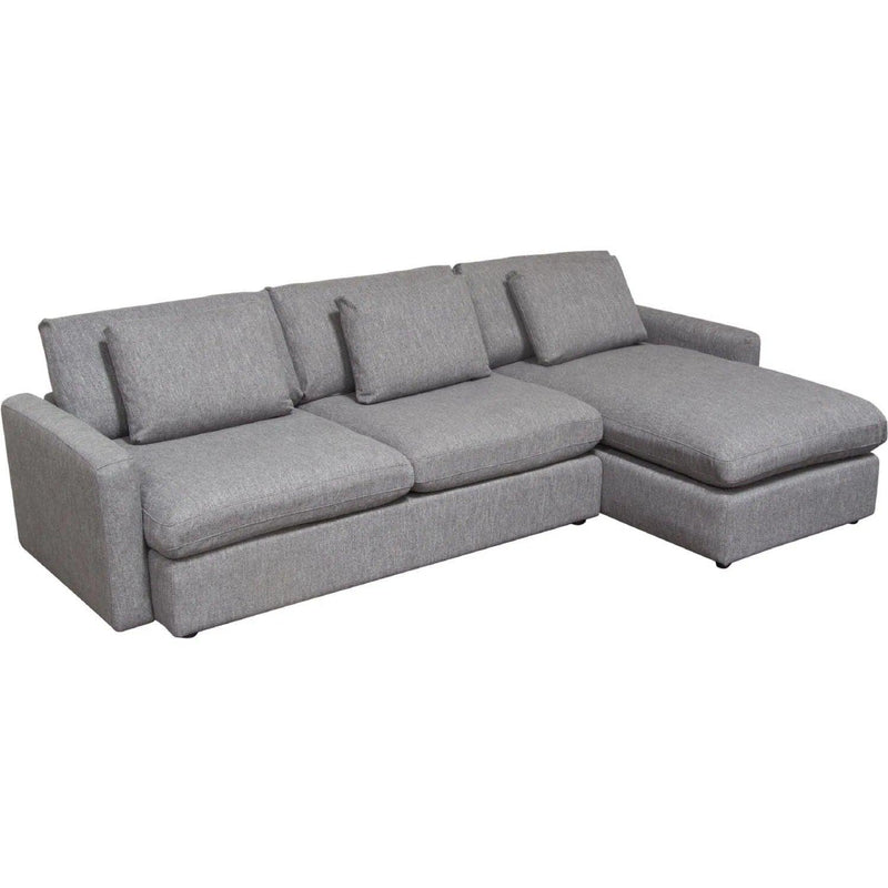 Arcadia 2PC Reversible Chaise Sectional Sectionals LOOMLAN By Diamond Sofa