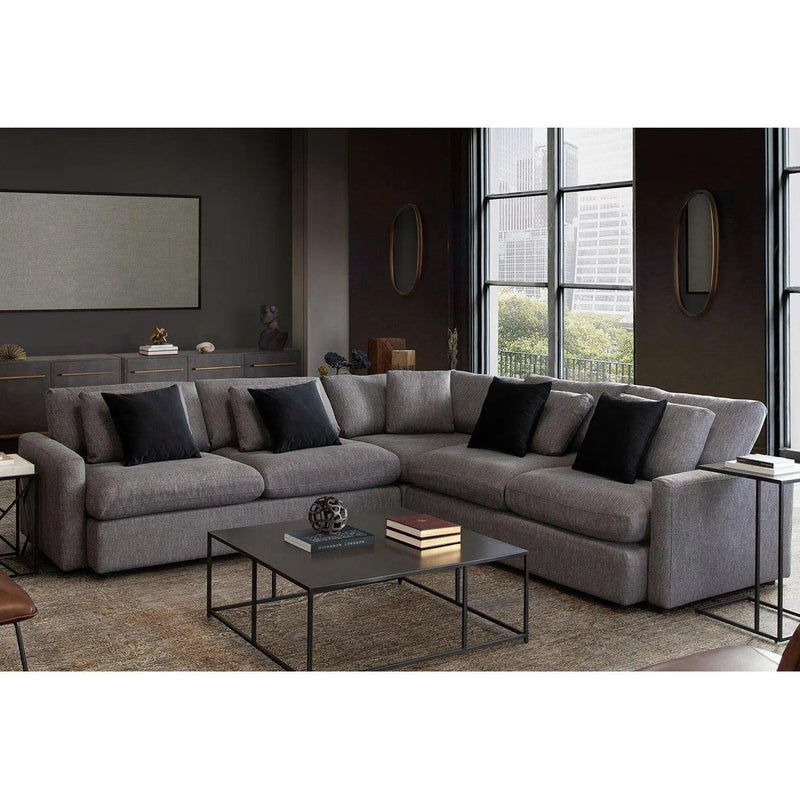 Arcadia 3PC Corner Sectional Sectionals LOOMLAN By Diamond Sofa