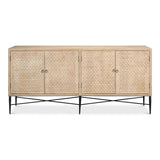 Archie Four Door Sideboard Buffet for Dining Room Sideboards LOOMLAN By Sarreid