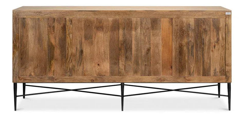 Archie Four Door Sideboard Buffet for Dining Room Sideboards LOOMLAN By Sarreid