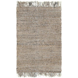 Arco Beige Jute Rug 9x12 For Living Room Area Rugs LOOMLAN By LOOMLAN