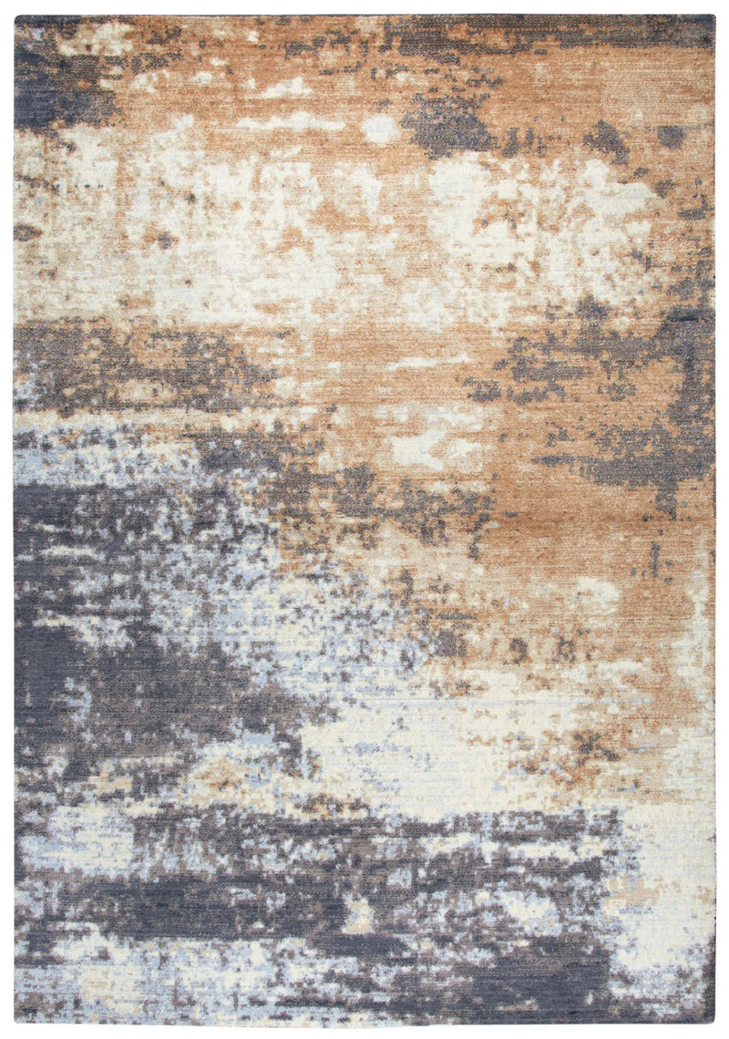 Arcs Abstract Rust Large Area Rugs For Living Room Area Rugs LOOMLAN By LOOMLAN