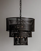 Arena Black Steel Pendant Pendants LOOMLAN By Noir