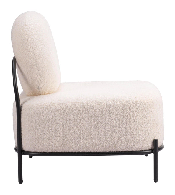 Arendal Accent Chair Vanilla Club Chairs LOOMLAN By Zuo Modern