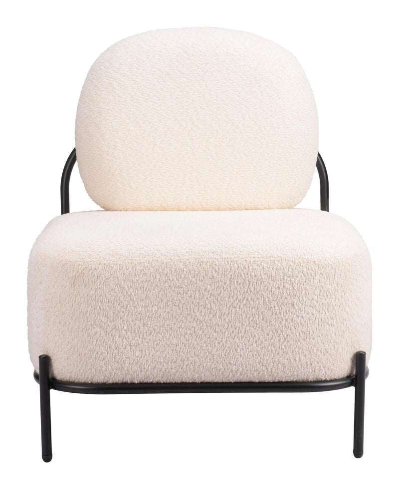 Arendal Accent Chair Vanilla Club Chairs LOOMLAN By Zuo Modern