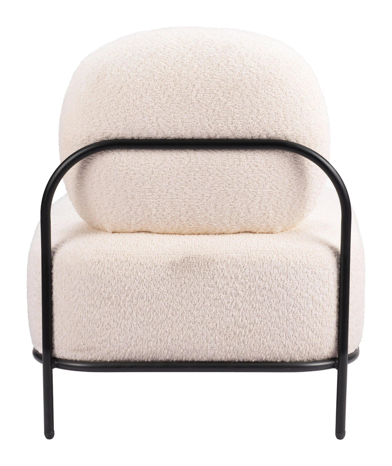 Arendal Accent Chair Vanilla Club Chairs LOOMLAN By Zuo Modern