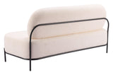 Arendal Sofa Vanilla in Polyester Sofas & Loveseats LOOMLAN By Zuo Modern