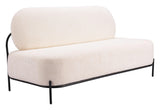 Arendal Sofa Vanilla in Polyester Sofas & Loveseats LOOMLAN By Zuo Modern