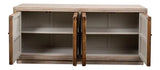 Argyle Sideboard 4 Doors Stone Grey Sideboards LOOMLAN By Sarreid