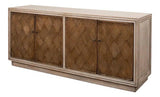 Argyle Sideboard 4 Doors Stone Grey Sideboards LOOMLAN By Sarreid