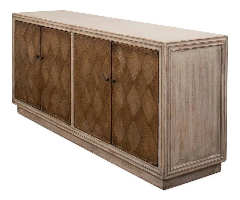 Argyle Sideboard 4 Doors Stone Grey Sideboards LOOMLAN By Sarreid