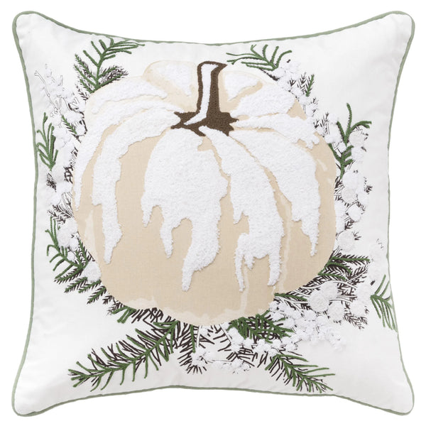 Aria Welted Muliticolor Throw Pillow With Down Insert Throw Pillows LOOMLAN By LOOMLAN