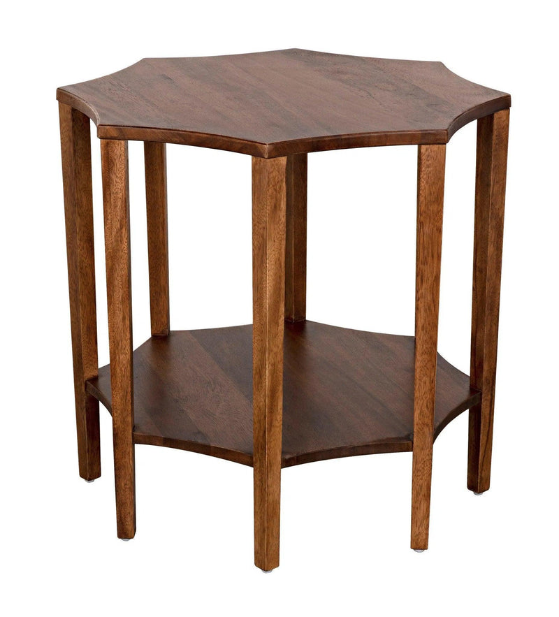 Ariana Wood Rectangle Side Table Side Tables LOOMLAN By Noir