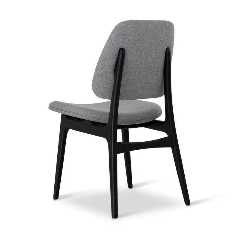 Ariel Boucle Upholstered Wood Armless Side Chair Dining Chairs LOOMLAN By Urbia