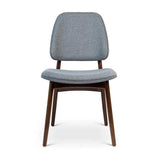 Ariel Boucle Upholstered Wood Armless Side Chair Dining Chairs LOOMLAN By Urbia