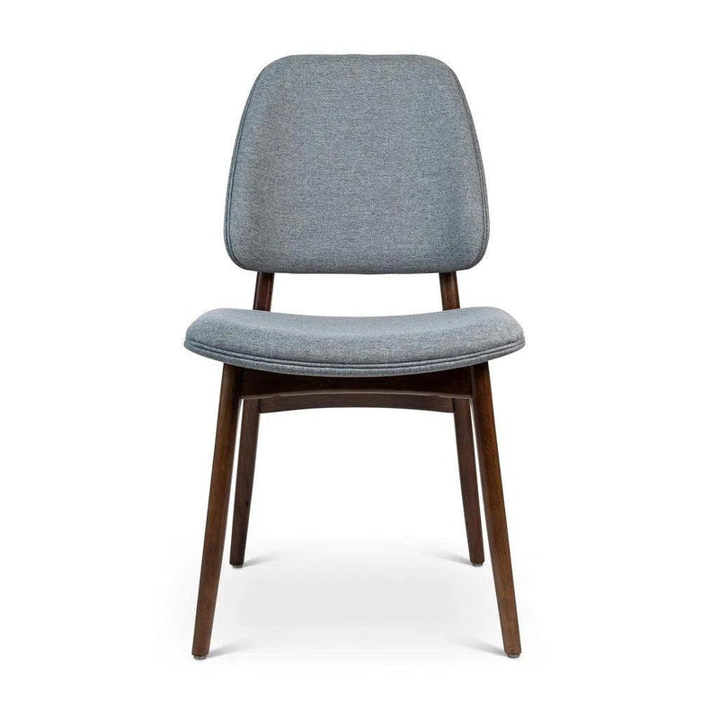 Ariel Boucle Upholstered Wood Armless Side Chair Dining Chairs LOOMLAN By Urbia