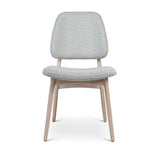 Ariel Boucle Upholstered Wood Armless Side Chair Dining Chairs LOOMLAN By Urbia