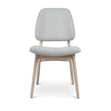 Ariel Boucle Upholstered Wood Armless Side Chair Dining Chairs LOOMLAN By Urbia