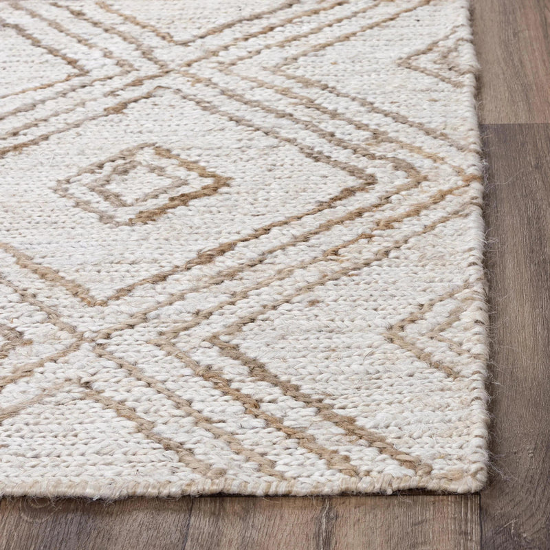 Ario Beige Jute Rug 8x10 For Living Room Area Rugs LOOMLAN By LOOMLAN