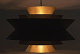 Arion Pendant, Steel with Brass Finish Pendants LOOMLAN By Noir