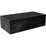 Ark Genuine Black Marble Rectangular Cocktail Table Coffee Tables LOOMLAN By Diamond Sofa