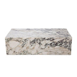 Ark Genuine Viola Marble Rectangular Cocktail Table Coffee Tables LOOMLAN By Diamond Sofa