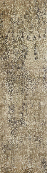 Arla Damask Brown Large Area Rugs For Living Room Area Rugs LOOMLAN By LOOMLAN