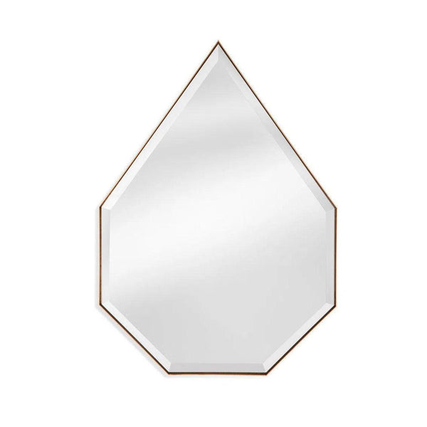 Arlington Metal Gold Wall Mirror Wall Mirrors LOOMLAN By Bassett Mirror