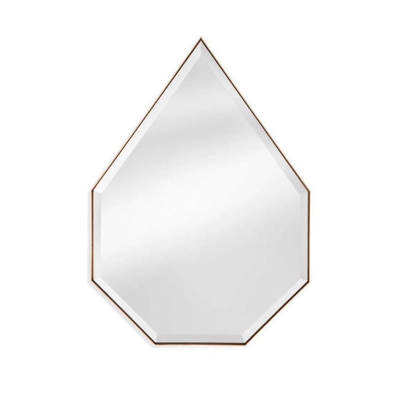 Arlington Metal Gold Wall Mirror Wall Mirrors LOOMLAN By Bassett Mirror