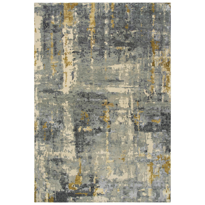Arti Abstract Gold Large Area Rugs For Living Room Area Rugs LOOMLAN By LOOMLAN