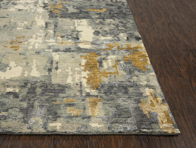 Arti Abstract Gold Large Area Rugs For Living Room Area Rugs LOOMLAN By LOOMLAN