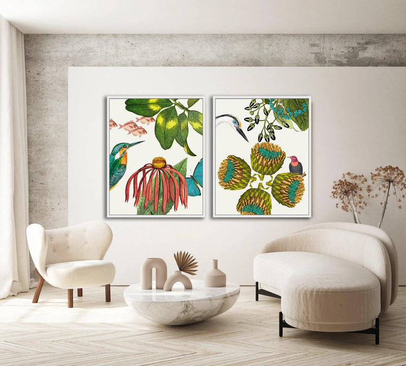 Artistry Of Nature II Artwork Framed Canvas With Floating Frame Artwork LOOMLAN By LOOMLAN