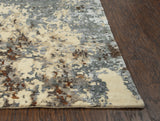 Arvi Abstract Light Gray Large Area Rugs For Living Room Area Rugs LOOMLAN By LOOMLAN