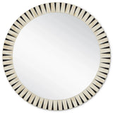 Arvi Round Mirror Wall Mirrors LOOMLAN By Currey & Co