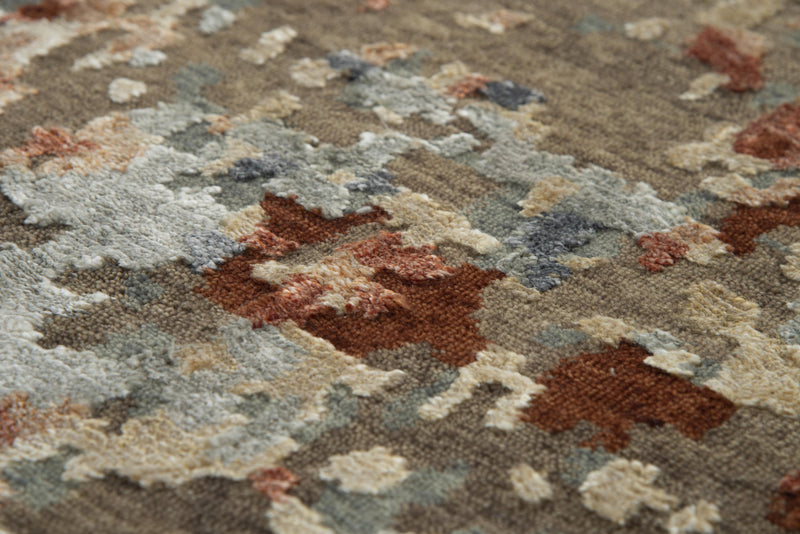 Asa Abstract Rust Large Area Rugs For Living Room Area Rugs LOOMLAN By LOOMLAN