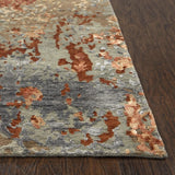 Asa Abstract Rust Large Area Rugs For Living Room Area Rugs LOOMLAN By LOOMLAN