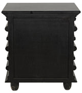 Ascona Wood Black Rectangle Side Table Side Tables LOOMLAN By Noir