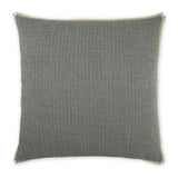 Ashbury Charcoal Chevron Charcoal Large Throw Pillow With Insert Throw Pillows LOOMLAN By D.V. Kap