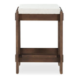 Ashby Wood Brown Counter Stool Counter Stools LOOMLAN By Moe's Home