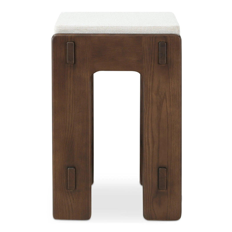 Ashby Wood Brown Counter Stool Counter Stools LOOMLAN By Moe's Home