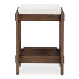 Ashby Wood Brown Counter Stool Counter Stools LOOMLAN By Moe's Home