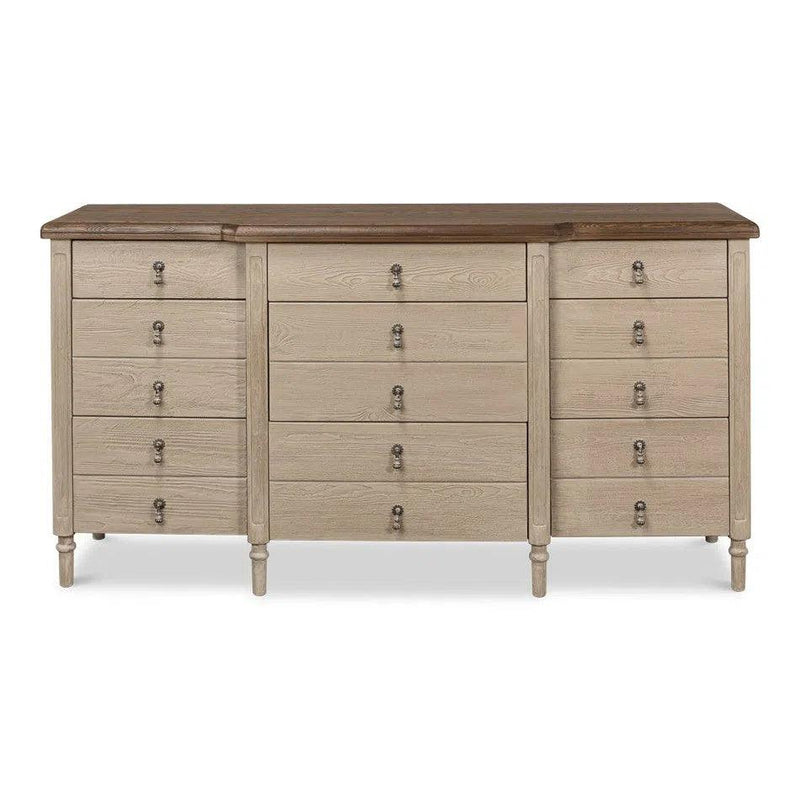 Asher 9 Drawer Sideboard Buffet for Dining Room Sideboards LOOMLAN By Sarreid