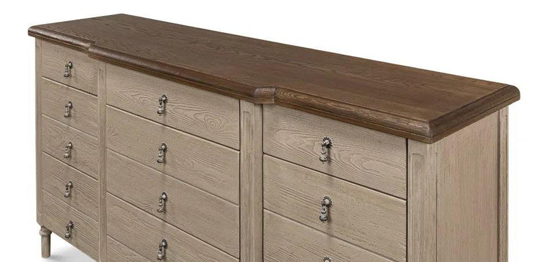 Asher 9 Drawer Sideboard Buffet for Dining Room Sideboards LOOMLAN By Sarreid