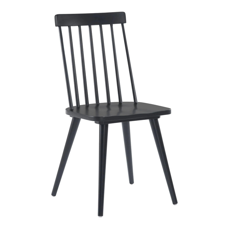 Ashley Dining Chair (Set of 2) Black Dining Chairs LOOMLAN By Zuo Modern